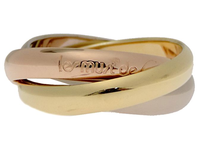 Bague Trinity Cartier Trois Couleurs - vue 4