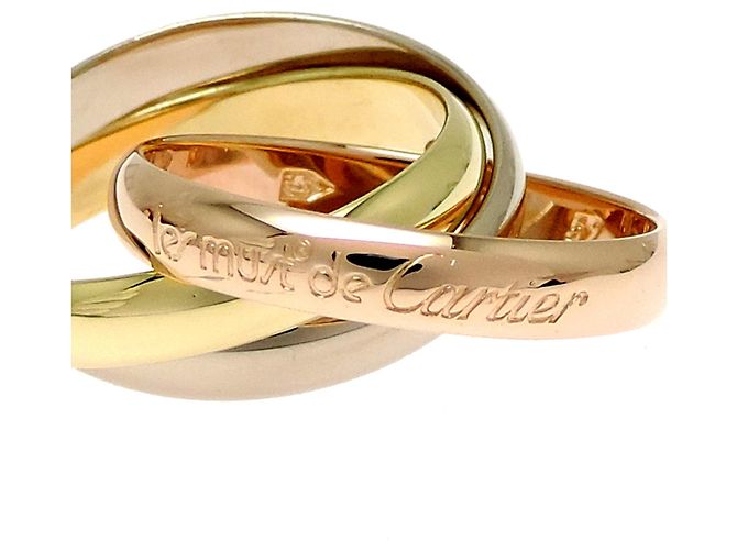 Bague Trinity Cartier Trois Couleurs - vue 6