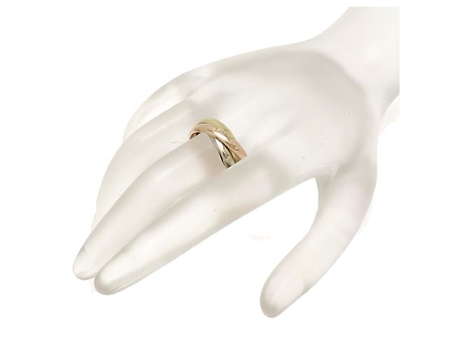 Bague Trinity Cartier Trois Couleurs - vue 8