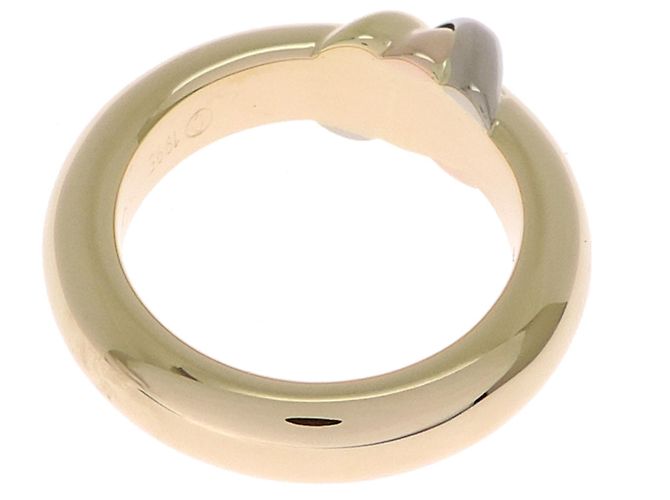 Anello da donna Cartier 750 in filo d'oro tricolore - vista 3