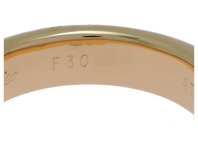 Anello da donna Cartier 750 in filo d'oro tricolore - vista 5