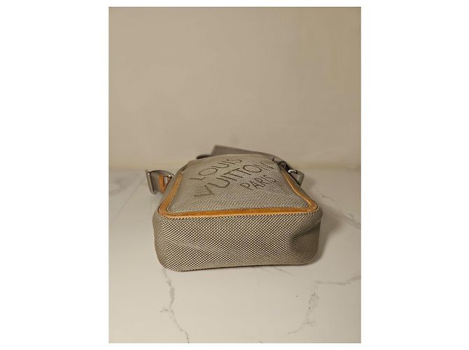 Louis Vuitton Citadin Schultertasche Grau Damier Geant Canvas - Ansicht 3