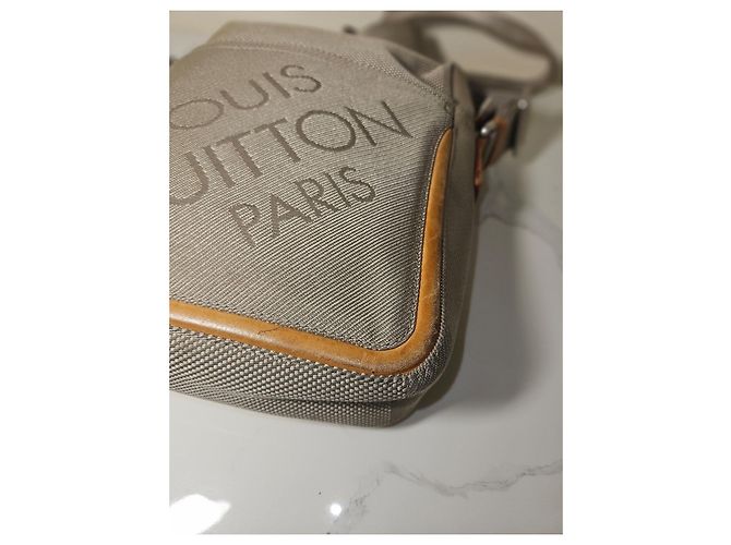 Louis Vuitton Citadin Schultertasche Grau Damier Geant Canvas - Ansicht 7