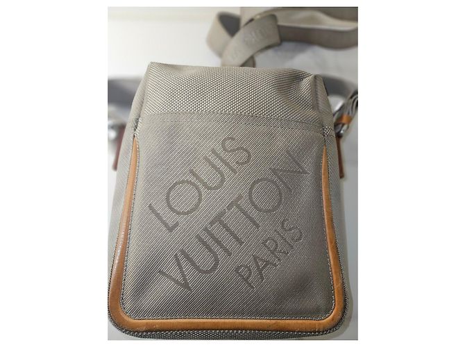 Louis Vuitton Citadin Schultertasche Grau Damier Geant Canvas - Ansicht 8