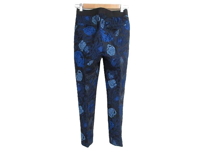 Autre Marque M・fil Easy-Hose mit Blumen-Jacquard - Ansicht 2