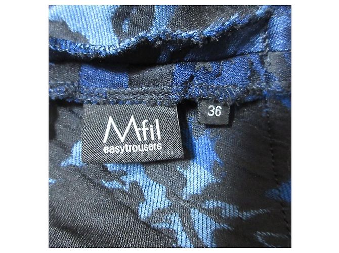 Autre Marque M・fil Easy-Hose mit Blumen-Jacquard - Ansicht 5