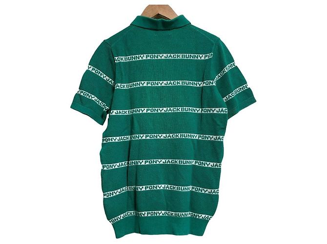 Autre Marque Jack Bunny Logo Jacquard Strick-Poloshirt - Ansicht 2
