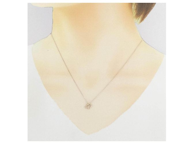 Autre Marque K10 Pink Gold Diamond Halskette - Ansicht 6