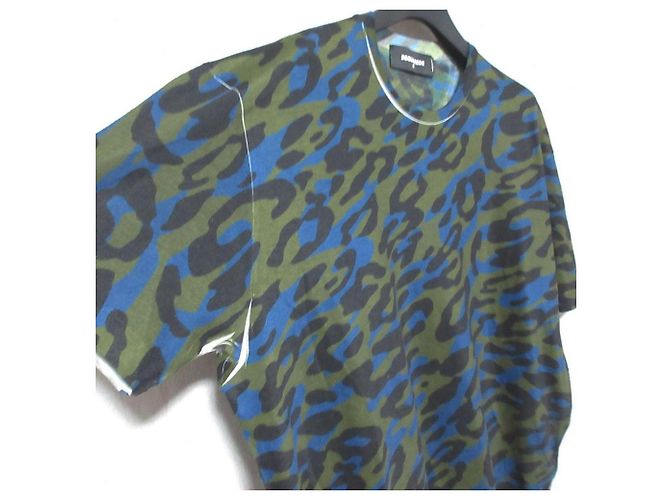 DSQUARED2 Leopard Camouflage Cotton T-shirt - view 3