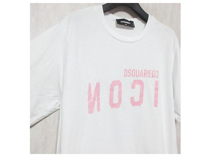 DSQUARED2 T-Shirt mit Logo-Print aus Baumwolle und kurzen Ärmeln - Ansicht 3