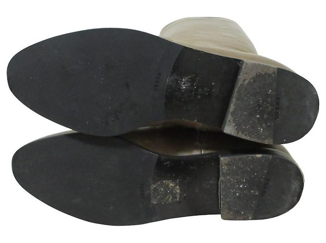 Prada Lederstiefel lang - Ansicht 10