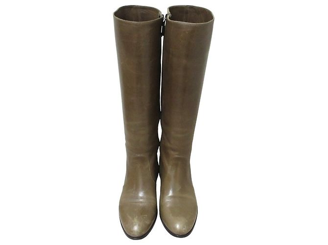 Prada Lederstiefel lang - Ansicht 5