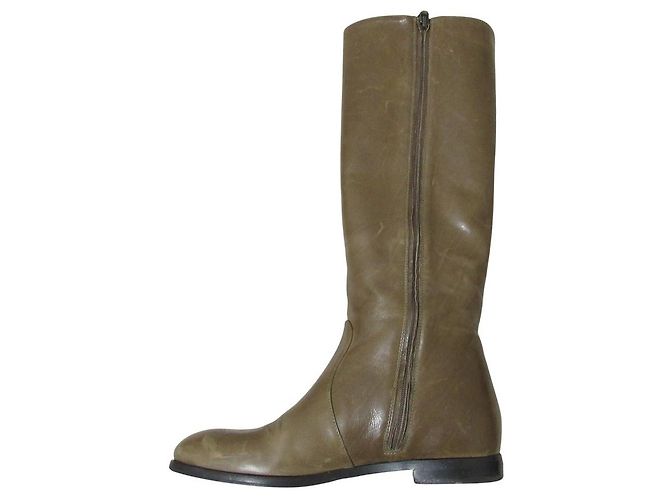 Prada Lederstiefel lang - Ansicht 8