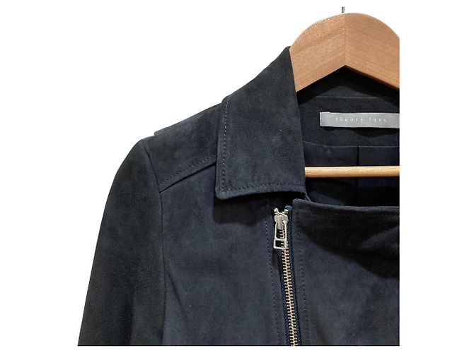 Theory luxe SILKY SUEDE NOB Suede Jacket - view 2