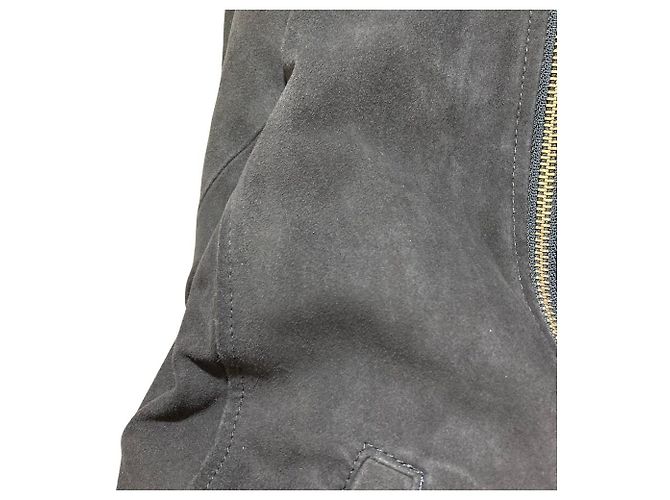 Theory luxe SILKY SUEDE NOB Suede Jacket - view 3