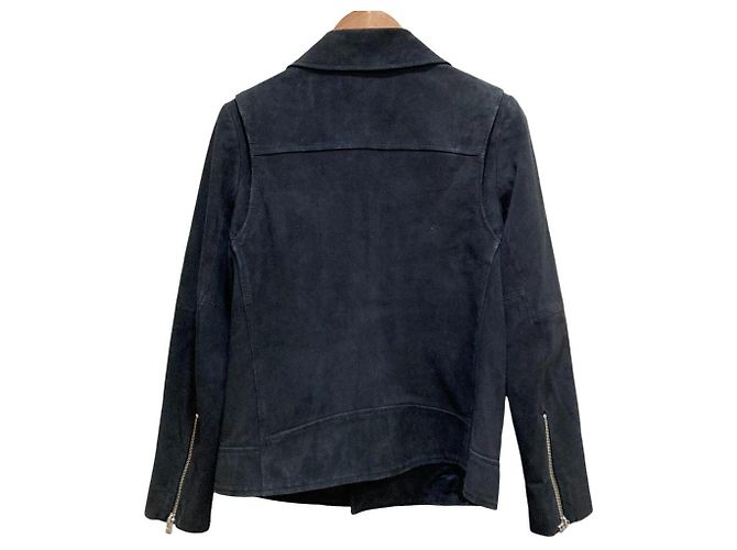 Theory luxe SILKY SUEDE NOB Suede Jacket - view 4