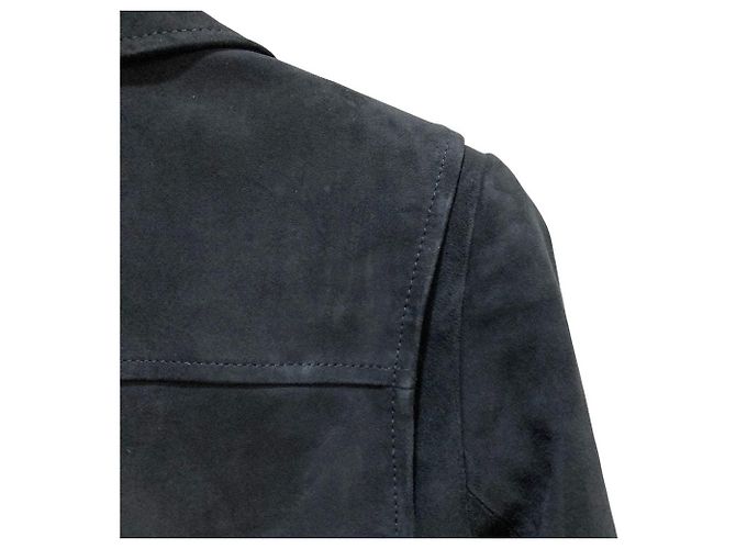 Theory luxe SILKY SUEDE NOB Suede Jacket - view 7