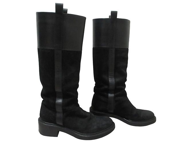 Autre Marque Botas longas de camurça Sartore - vista 2
