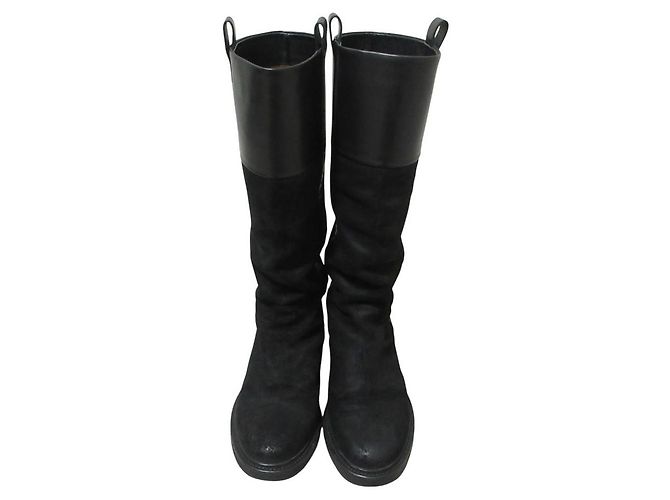 Autre Marque Botas longas de camurça Sartore - vista 5