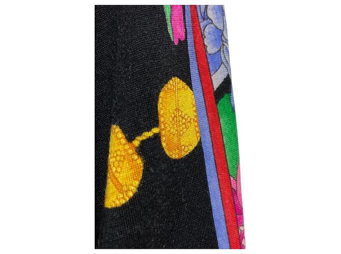 Cardigã de lã e seda com estampa floral LEONARD FASHION - vista 6