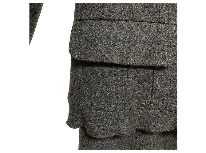 Autre Marque Courreges Wool Dress Jacket Ensemble - view 8