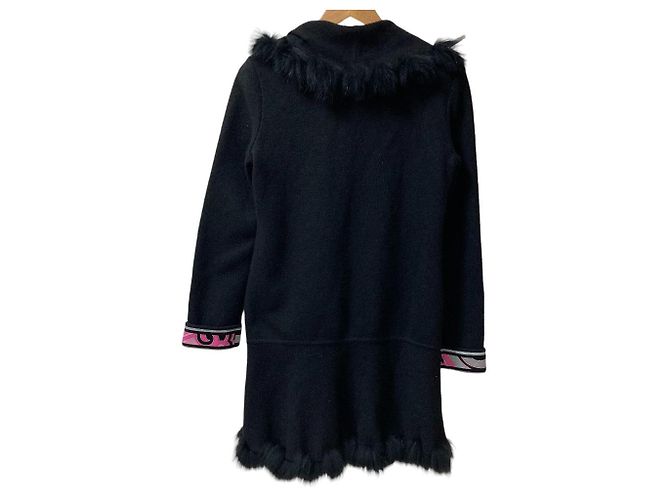 Abrigo de lana y piel de zorro LEONARD FASHION - vista 3