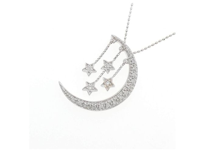 Autre Marque Au750 Moon Star Diamond Halskette - Ansicht 3