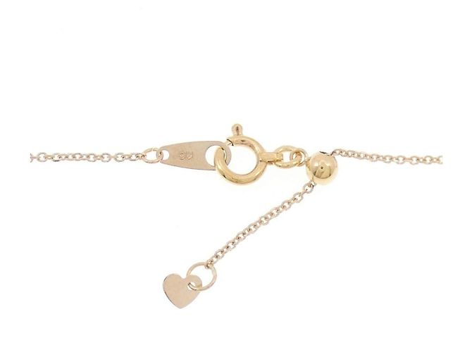 Autre Marque Collana in oro rosa Au750 con zaffiro e diamante - vista 5