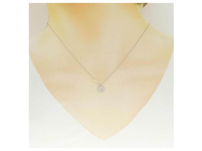 Autre Marque Collar de Pt850 con diamantes - vista 6