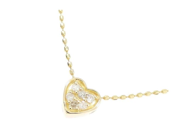 Autre Marque Collana Cuore con Diamanti Au750 - vista 3