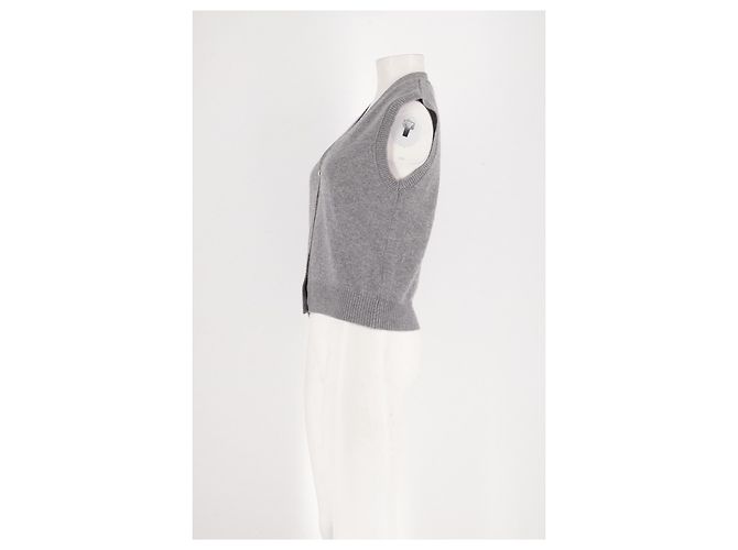 Autre Marque Grauer Kaschmirpullover - Ansicht 4