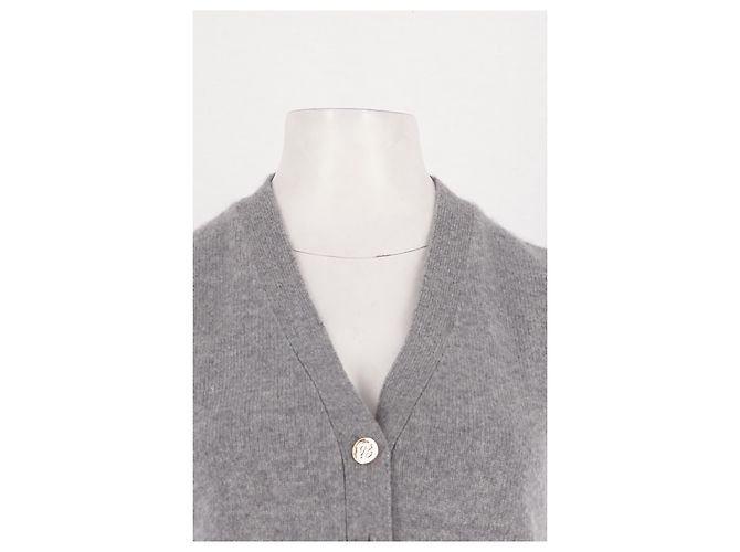 Autre Marque Grauer Kaschmirpullover - Ansicht 5