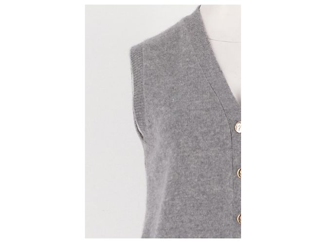 Autre Marque Grauer Kaschmirpullover - Ansicht 6