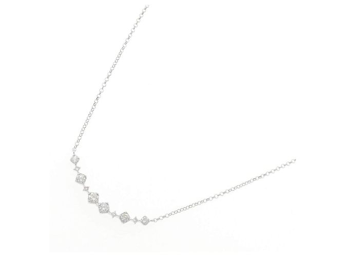 Autre Marque Au750 Diamantenhalskette - Ansicht 2