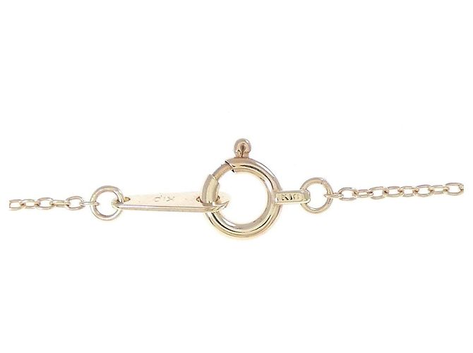 Autre Marque Collar de oro rosa K10 con zafiro y diamante - vista 5