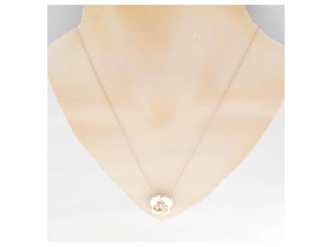 Autre Marque Collar de oro rosa K10 con zafiro y diamante - vista 6