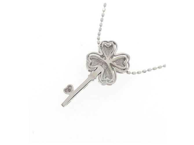 Autre Marque Collana 2 vie Au750 Clover Diamond - vista 4
