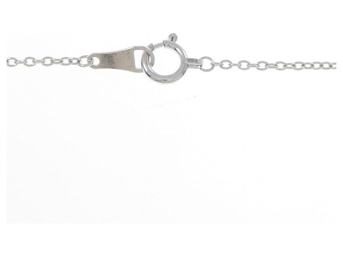Autre Marque Collana in oro bianco Au750 e diamanti - vista 4