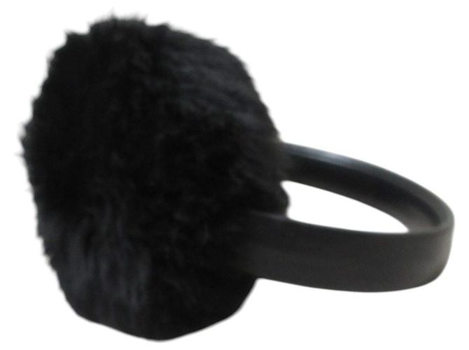 Paraorecchie Coach in pelle di pecora shearling - vista 5