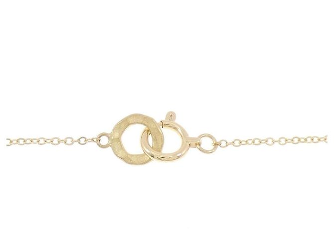 Autre Marque Collana in oro giallo Au750, quarzo rutilo e diamante - vista 5