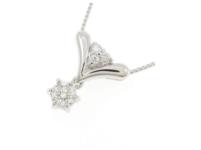 Autre Marque Diamantenhalskette PT900 PT850 - Ansicht 3