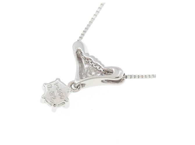 Autre Marque Diamantenhalskette PT900 PT850 - Ansicht 4
