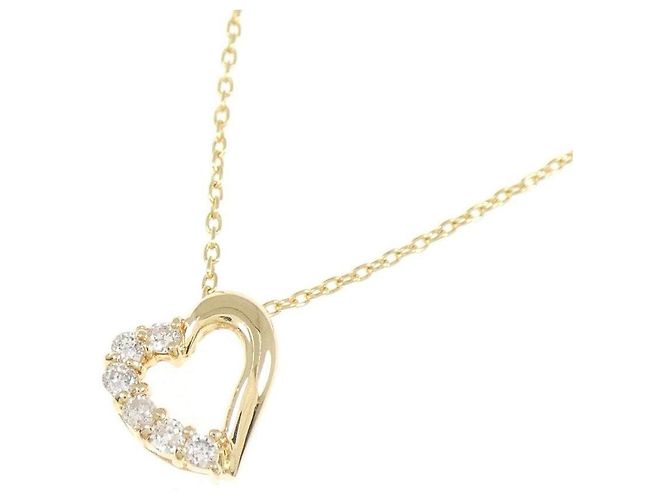 Autre Marque Collana Cuore con Diamanti Au750 - vista 3