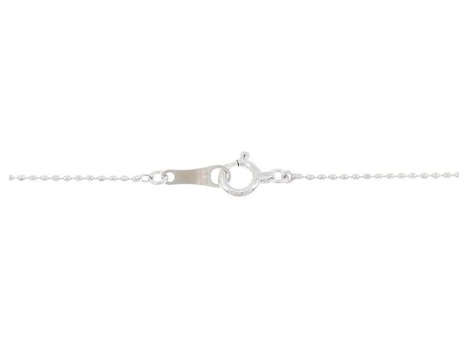 Autre Marque Colar em ouro branco Au750 com rubi e diamante - vista 5