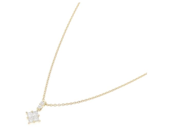 Autre Marque Collar de oro amarillo Au750 y diamantes - vista 2