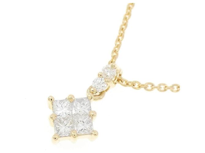 Autre Marque Collar de oro amarillo Au750 y diamantes - vista 3