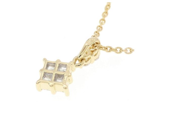 Autre Marque Collar de oro amarillo Au750 y diamantes - vista 4