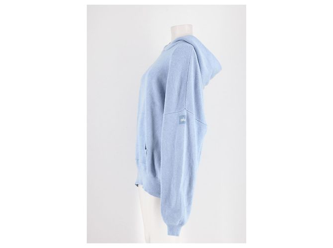 Autre Marque Sudadera ALO de algodón azul cielo - vista 3