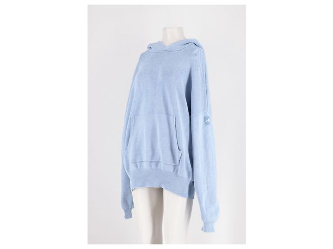 Autre Marque Sudadera ALO de algodón azul cielo - vista 4