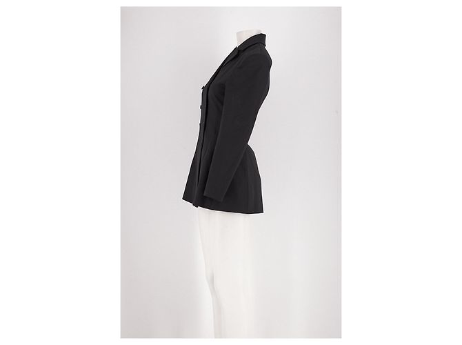 Blazer trespassado preto Cos - vista 3
